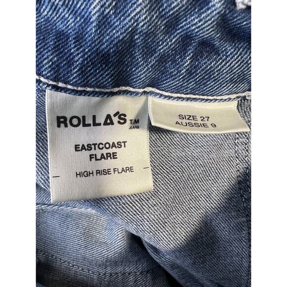 Free People Rollas EastCoast Flare Jeans Size 27 High Rise - Picture 11 of 11